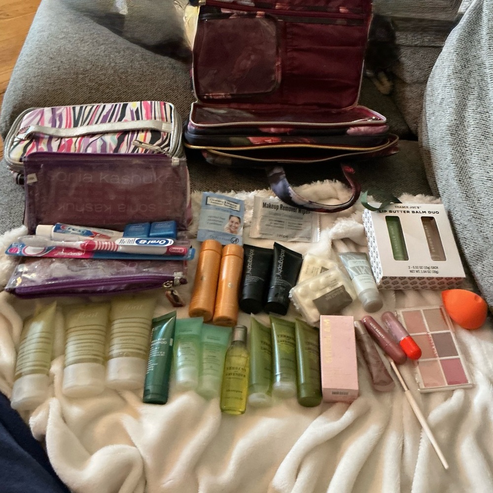 Travel Toiletry and Makeup Set